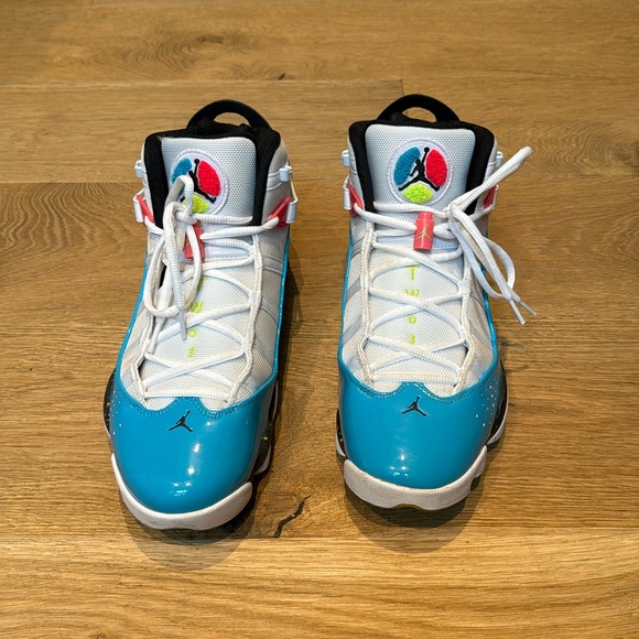 Nike Other - Nike Air Jordan, 6 Rings Blue Fury Cyber Pink, Size 11.5